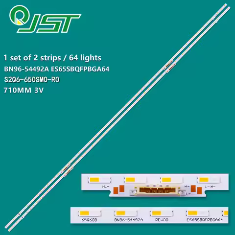 New 2pcs/Kit LED QA65Q60BAU QA65Q60BAR QA65Q60BAK QN65Q60BAG QN65Q60BAP HG65Q60BAEU KQ65QB60AF 65Q60