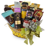 Rayabri Basket Hamper - Kurma Ajjwa Patchii Premium Chocolate Figs