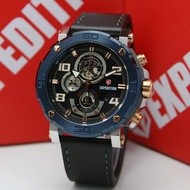 New.. Expedition E6769M Jam Tangan Pria / Cowok Leather Strep Original