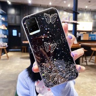 Ốp điện thoại cho Vivo Y21 Y33s Y21s Bướm Mềm Trong Suốt Bling Long Lanh Vivo Y21 Y33s Y21s Bìa