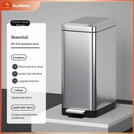 Pedal Trash Bin with Soft Close Lid 10L 15L 18L Slim Wast bin Durable & Versatile Design Dustbin