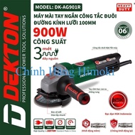 Dekton 900W 100MM Angle Grinder / DK-AG901R / Tail Switch Anti-Restart Function. Genuine himoki shop
