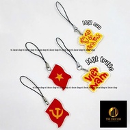 PHONE STRAP, LOVED FLAG PHONE HOOK, FLAG KEYCHAIN, FLAG STRAP