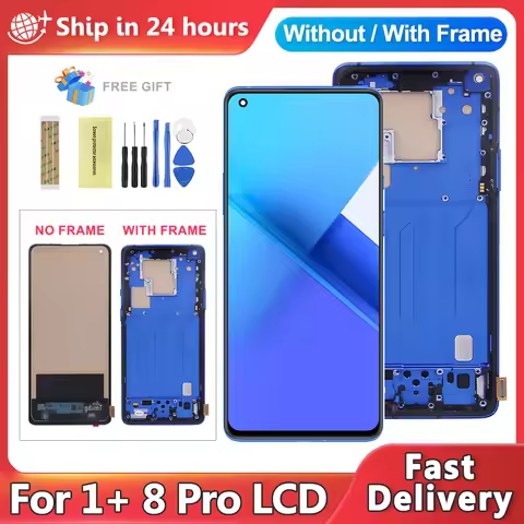 TFT 8Pro Display Screen For OnePlus 8 Pro IN2023 LCD Display Touch Screen Digitizer Assembly Replace
