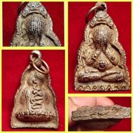 (SG555) Old Phra Pidta amulet 泰国佛牌必打佛 +FREE LUCKY