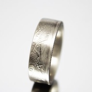 泰國硬幣戒指 1 泰銖 1977 年男士硬幣戒指 女士硬幣戒指