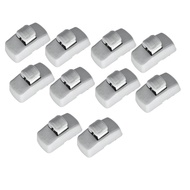 10Pcs for Fabia 6Y A4 A5 1U 1Z Superb B5 3U 3B0857561B Gray Front Sun Visor Sunvisor Hook Clips Brac