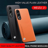 For Meizu 21 Pro Sheepskin Leather Soft Phone Case For Meizu 21Pro 20 Explorer Gaming Camera Lens Pr