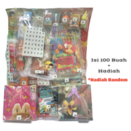Mainan Pasangan 100 Pcs Lotre Berhadiah Mainan Lucu by Jadoel Snack