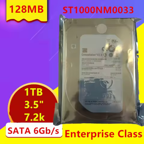 New Original HDD For Seagate 1TB SATA 3.5" 128MB 7200RPM For Internal HDD For Enterprise Class HDD F