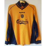 Retro | Liverpool AWAY JERSEY Long Sleeve 2001 GRADE ORI