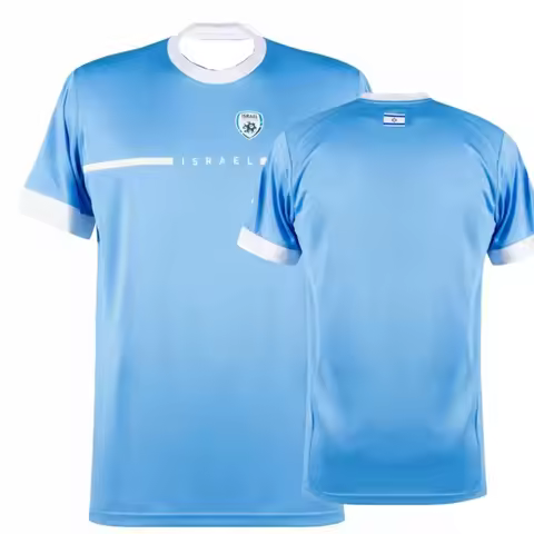 Israel Breathable Team Training Uniform Sportswear Soccer Jersey New Season Football Shirt Fan Editi