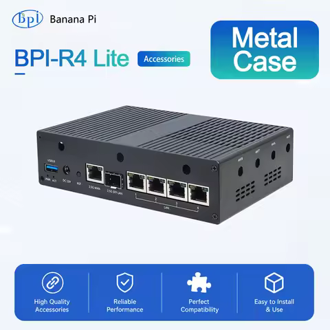 Banana Pi BPI-R4 Lite Metal Case for Banana Pi BPI-R4 Lite Development Board Accessories