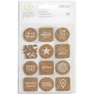 Crafts Studio Calico 7P Darcy Cork Sticker