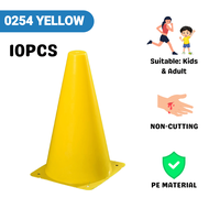 23cm Sports Training Cone Marking Sports Kon Skittle Football Basketball Roller Plastic Cone school
