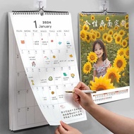 Wall Calendar 2024 Large Size Household Living Room Loose-leaf YO Circle Packing Schedule Book Sched