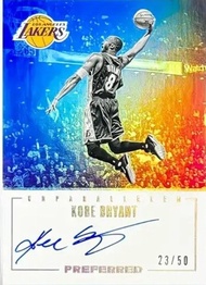 Kobe Bryant Unparalleled Preferred 親筆簽名卡payme順豐貨到付
