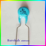10pcs Kapasitor Kramik 471K 1kv Capacitor Cramic