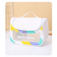 Gratis Ongkir - Tas Washbag Transparan Besar / Organizer Bag / Pouch WashBag / Tas Kosmetik