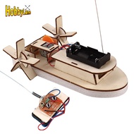 HobbyLane【Fast Delivery】DIYของเล่นสิ่งประดิษฐ์ไม้รีโมทเรือของเล่นสำหรับนักศึกษาวิทยาศาสตร์เทคโนโลยีการผลิต