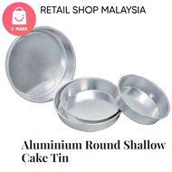 Cake Mould - 18/20/22cm x 4cm(H) Aluminium Round Shallow Cake Tin Biscuit Tray/Bread Mould/Cake Tin Shallow Round Cake