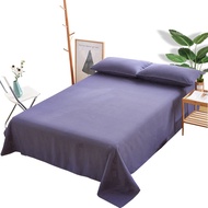 Ouiphynia Hotel Flat Sheet Twin Full Queen King Size Mattress Cover Sheets Bedclothes 1pec Bed Sheet