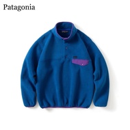 Patagonia Patagonia เสื้อกันหนาวกลางแจ้งยืนคอโยกขนแกะปุ่มสแน็ปหลวมหัวด้านบน 25580