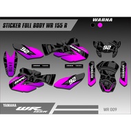 Decal Sticker Motor Cross WR155 Fullbody - Decal Sticker WR 155 Trail Design WR-009