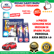 LKR6AIX Perodua Axia G Advance SE Style Bezza 1.0 NGK Japan Plug Iridium IX Spark Plugs 3 Biji