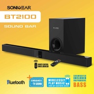 Sonic Gear BT3000 & BT2100 & BT3500 & BT5500 & BT6500 Sound Bar With Subwoofer Wireless Remote Bluet