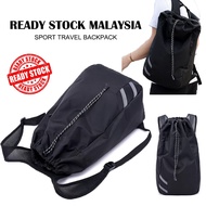 Beg Belakang Sport Basketball Drawstring Travel Backpack Adjustable Drawstring Backpack Beg Sukan (S