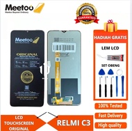 Lcd Touchscreen Realme C3 Fullset Original Free Lem obeng/Lcd Original Realme c3
