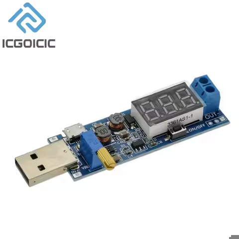 USB Boost Module DC-DC 5V To 3.3V/24V USB Boost Power Supply Module USB DC Converter 12V Adjustable 