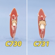 [Uh Hum Model] 1: 64 Doll 1: 43 Miniature White Model Surfboard Girl C730 C731