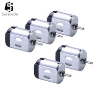 [Serenable] 5Pcs DC 6V 130 Small Motors Combo for DIY Car Aircraft Boat Vehicle Models
