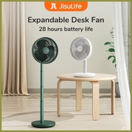♟ ☑ ◸ JISULIFE Table Fan Life7 Rechargeable Table Fan 8000mAh Battery Strong Wind