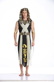 Halloween Costume Cosplay Ancient Egyptian Pharaoh Queen Cleopatra Greek Goddess Costume Male And Fe