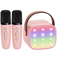 Haomuren New K201 Bluetooth Speaker Microphone RGB Mini Portable Outdoor Wireless Karaoke Speaker Sm