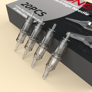 Yilong เข็มสัก 20ชิ้น เข็มสักลาย 3RL/5RL/5RM/7RM เข็มสักมือTattoo Cartridges