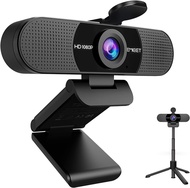 EMEET C960 Webcam with Tripod, 1080p with Microphone, Adjustable Height Mini Tripod, C960 Web Camera