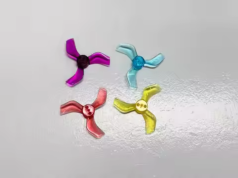 8pcs 1mm/1.5mm 3-Blade Gemfan 1635 1.6x3.5x3 40mm Shaft CCW/CW Propeller Hollow Cup Brushless Motor
