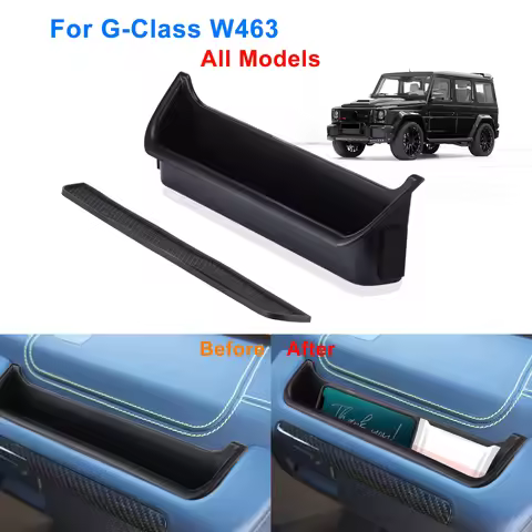 ABS Car Copilot Seat Storage Box for Mercedes Benz G Class W463 Wagon G500 G55 G63 Container Tray Ca