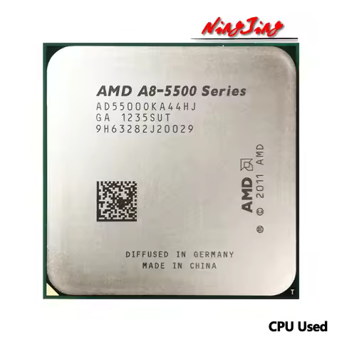 AMD A8 5500 A8 5500K A8 5500B 3.2GHz Used Quad-Core Quad-Thread CPU 65W AD5500OKA44HJ/AD550BOKA44HJ