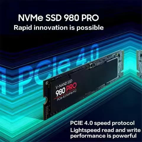 M.2 2280 980 PRO NVMe PCIe Gen4.0 TLC 3D SSD 1TB 2TB 4TB 8TB Internal Solid State Drive For Laptop P