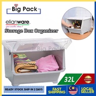 BIG PACK Elianware 1Pc Stack Box Drawer with Roller Kitchen Home Living Storage Box Organizer (32L)