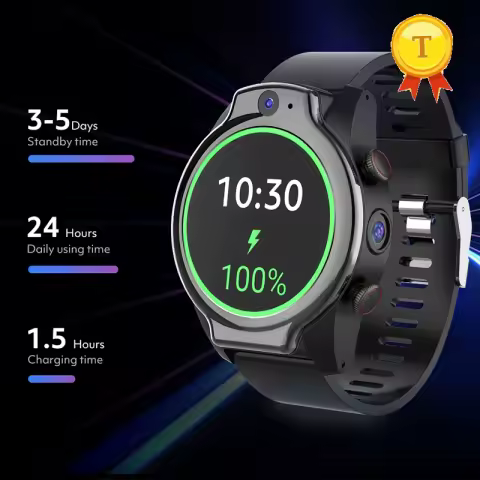 real swimming 4G lte Smart watch phone Men 4GB 64GB IP68 Waterproof Watch 1600Mah large Battery 13MP