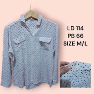 Thrift Blouse Kemeja Wanita