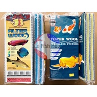 AQUARIUM FILTER WOOL 8D & 9D FILTER SPONGE KAPAS AKUARIUM FILTER SPAM