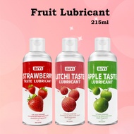 Fruit lubricant Flavoured Licin Pelincir Silk Touch Edible Gel Strawberry Lychee apple oral lube 215