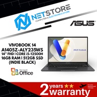 ASUS VIVOBOOK 14 A1405Z-ALY235WS 14” FHD | CORE i5-12500H | 16GB RAM | 512GB SSD (INDIE BLACK) - 90NB0ZC7-M00AC0